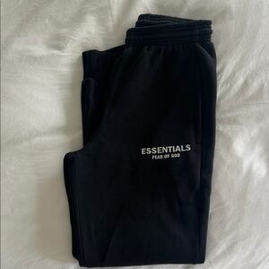 Women's Black Essentials Sweatpants